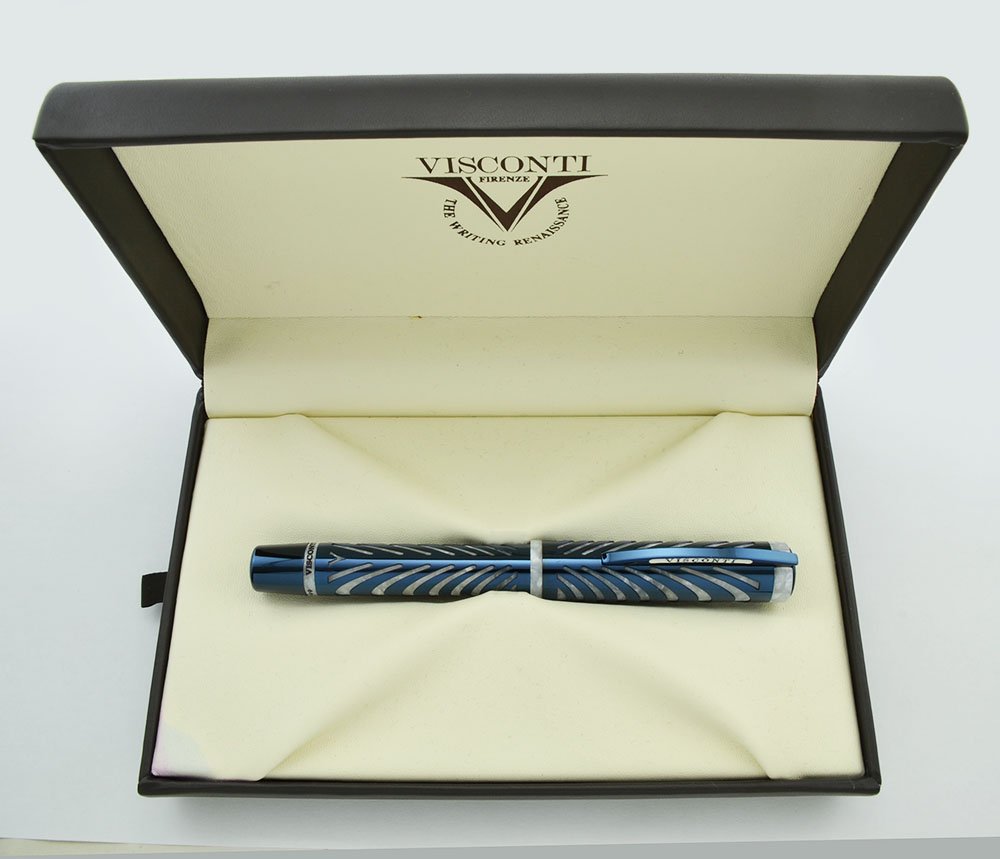 限定万年筆　VISCONTI Ripple Visconti Ripple LE Fountain Pen - 175/999, Blue and White